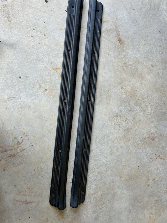 90-96 Nissan 300zx Z32 OEM Interior Door Sill Trim Black PAIR Left & Right