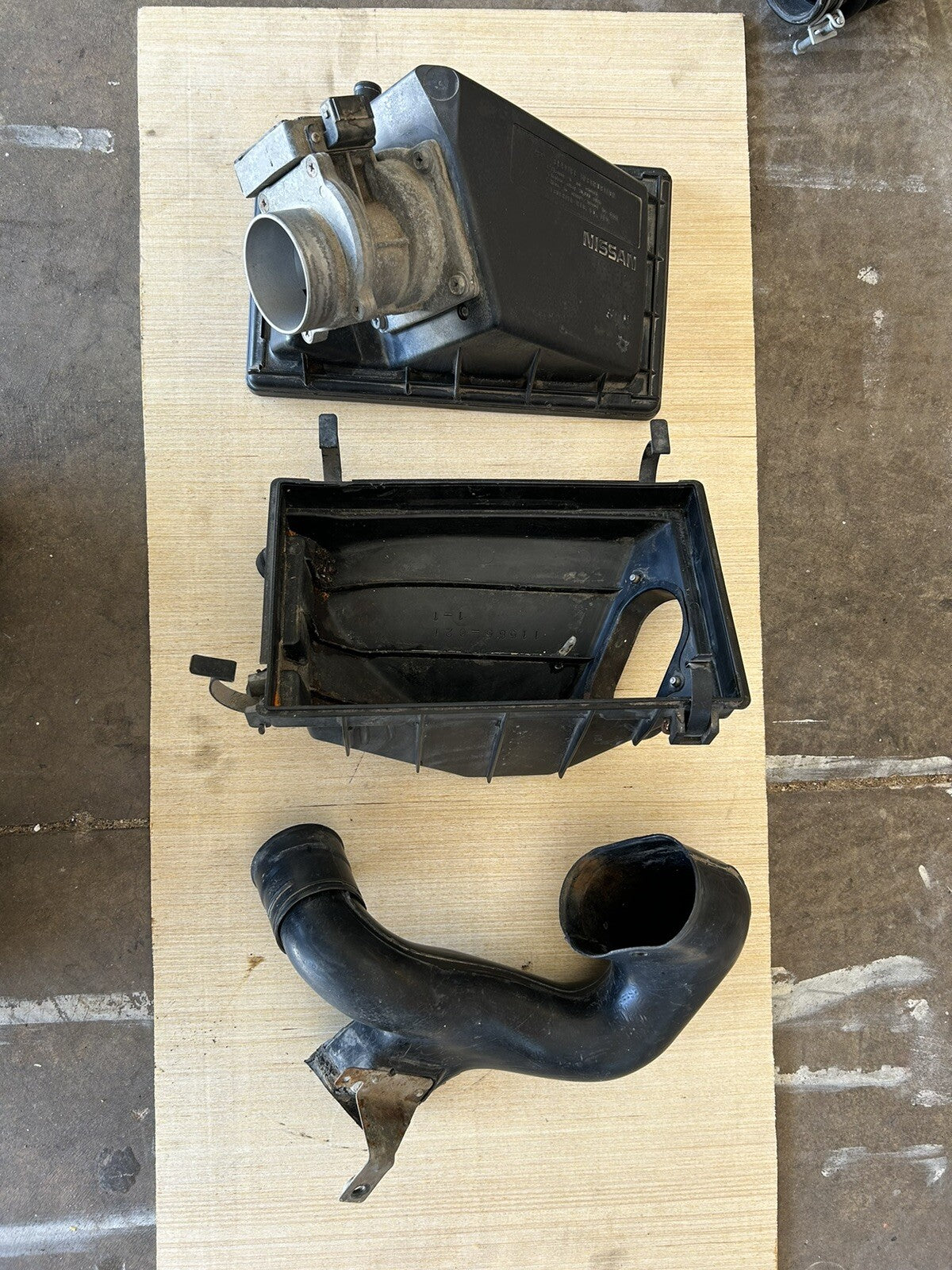 89-94 OEM S13 Nissan 240sx Ka24de Air Box Intake Filter Housing W/ MAF