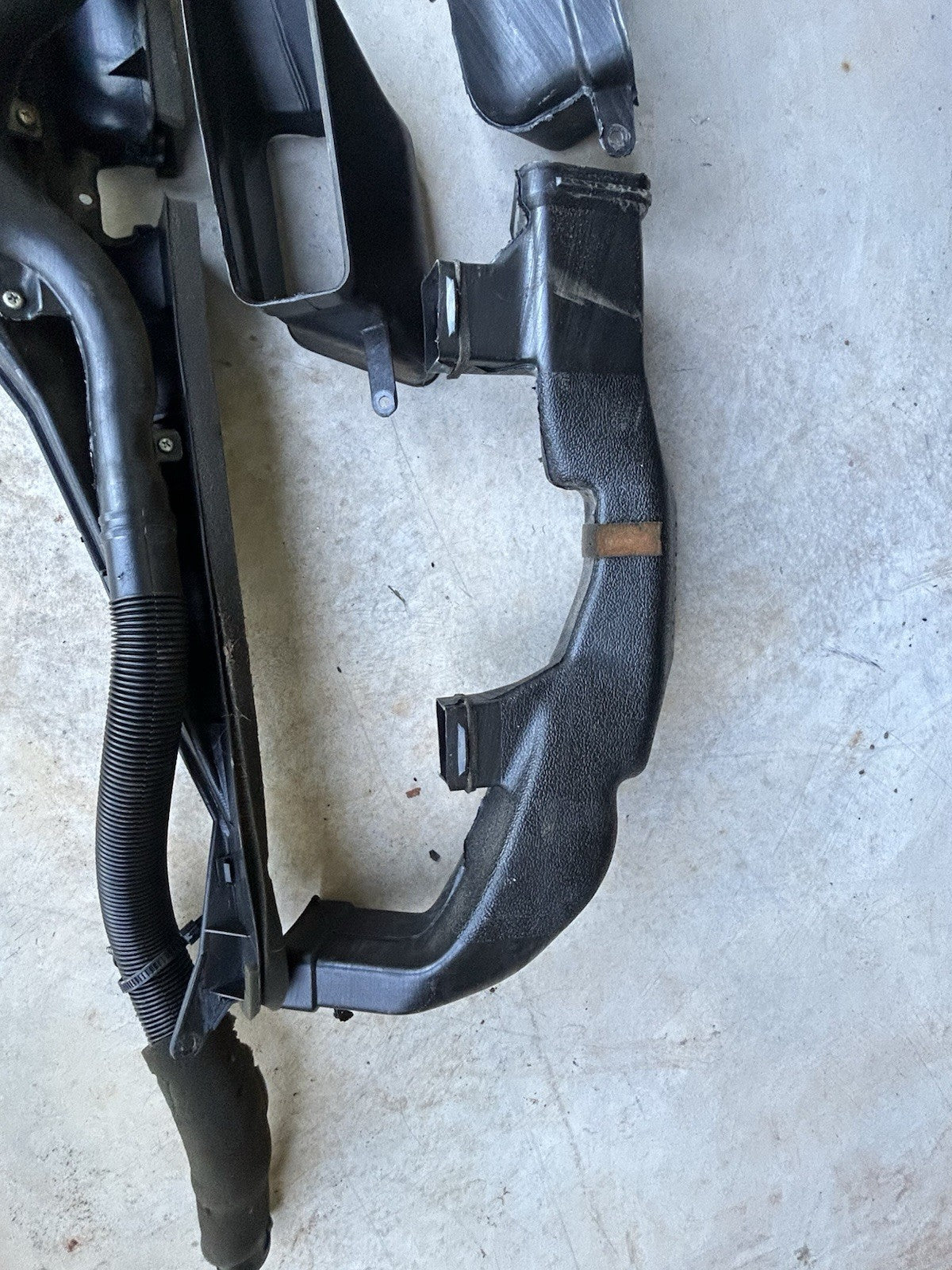 Used OEM 89-94 Nissan 240SX S13 HVAC Under Dash Duct Vent Set AC Heat
