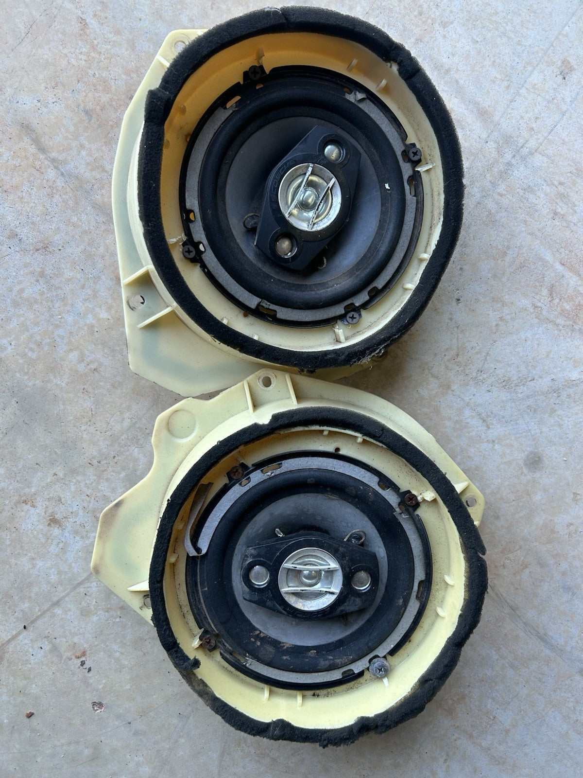 Oem Nissan 240sx S14 95-98 Left & Right Door Speaker Mount Pods Mounting