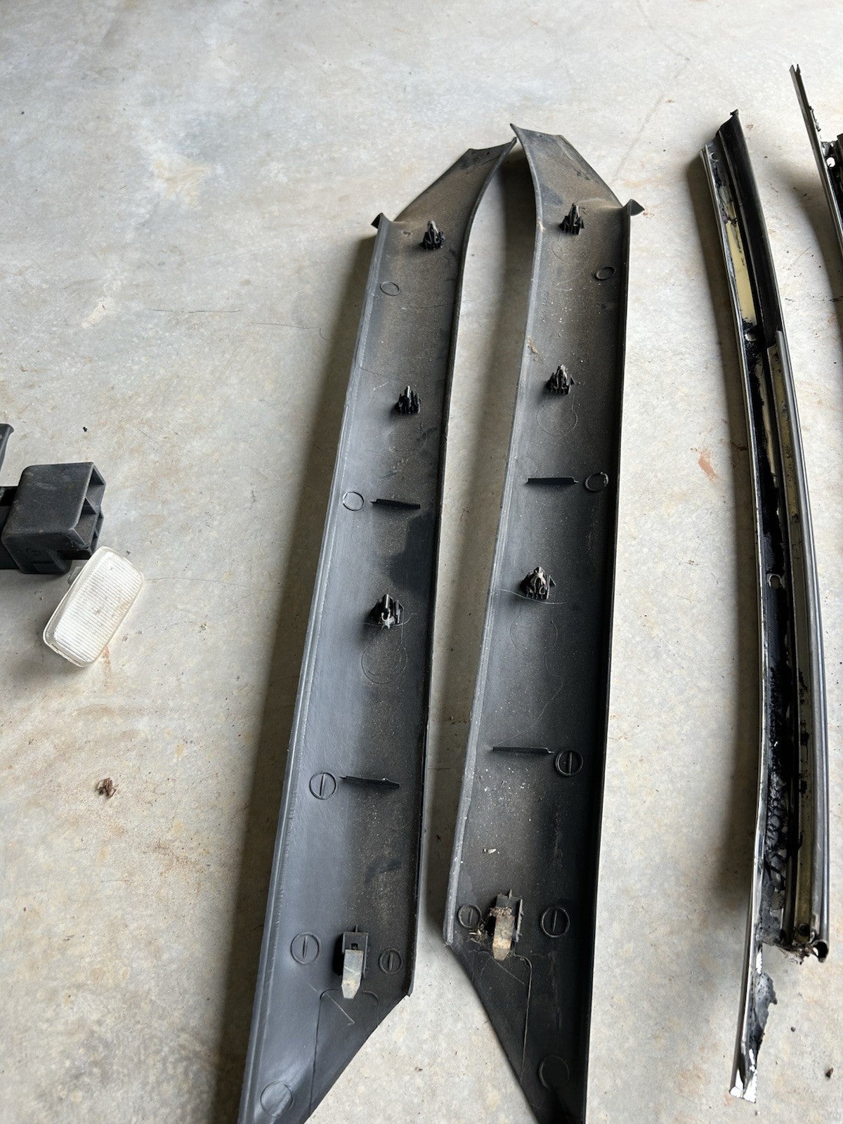 92-94 Nissan 240sx S13 Convertible OEM LH Left Driver Side A Pillar Trim Panel